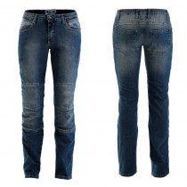 Dámské moto jeansy PMJ Carolina CE, modrá, 26