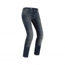 Dámské moto jeansy PMJ Florida MID CE, modrá, 25
