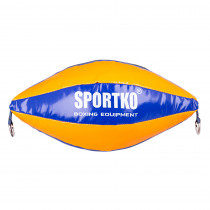 Boxovací pytel SportKO GP2 22x40cm / 4,5kg, oranžovo-modrá